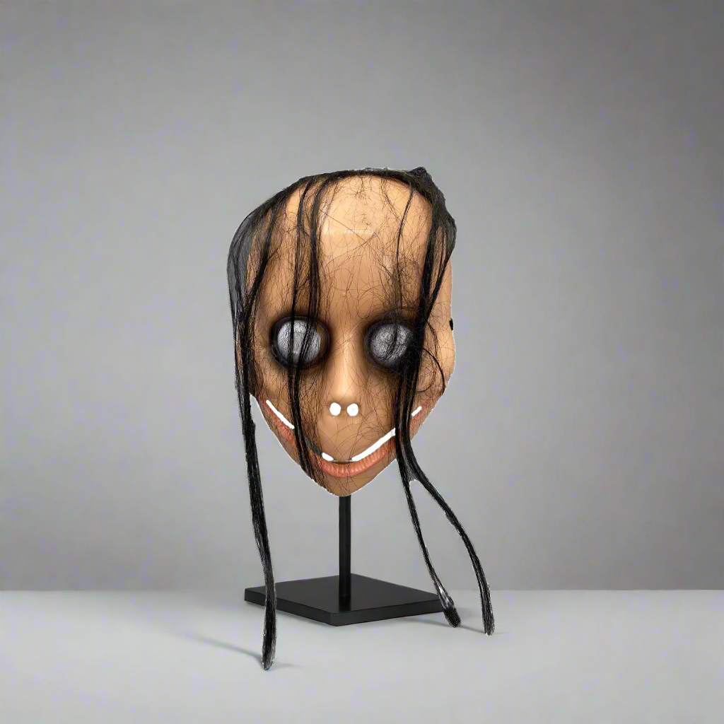 Halloween Scary face mask with Hair