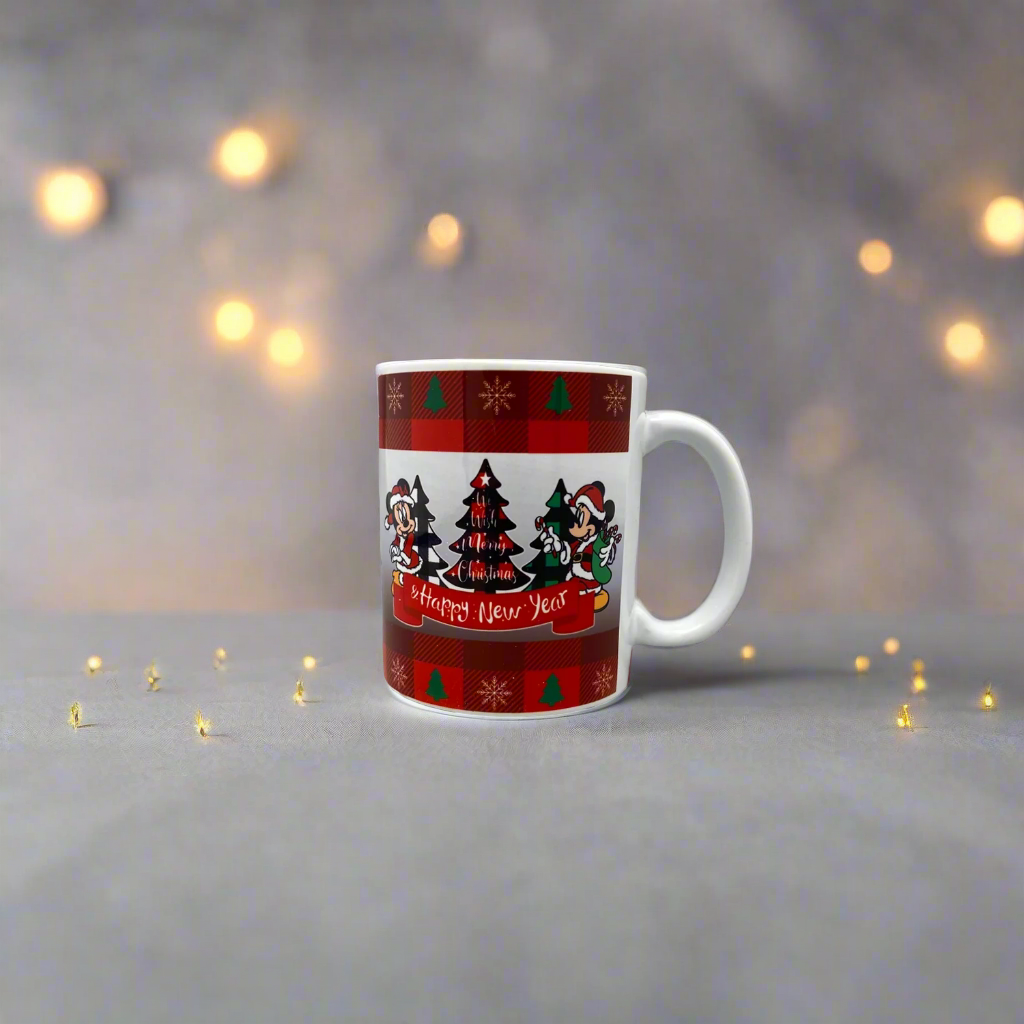 Festive Ceramic Christmas Printed Mug