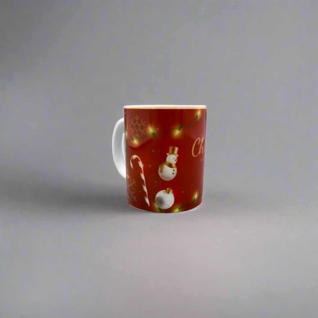 Festive Ceramic Christmas Printed Mug-1